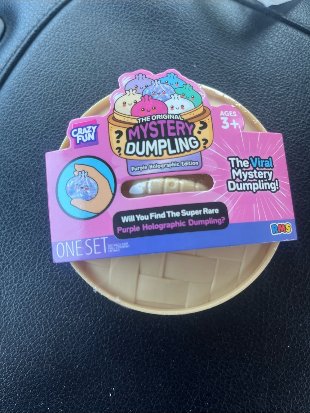 Purple Holographic Mystery Toy in Original Box